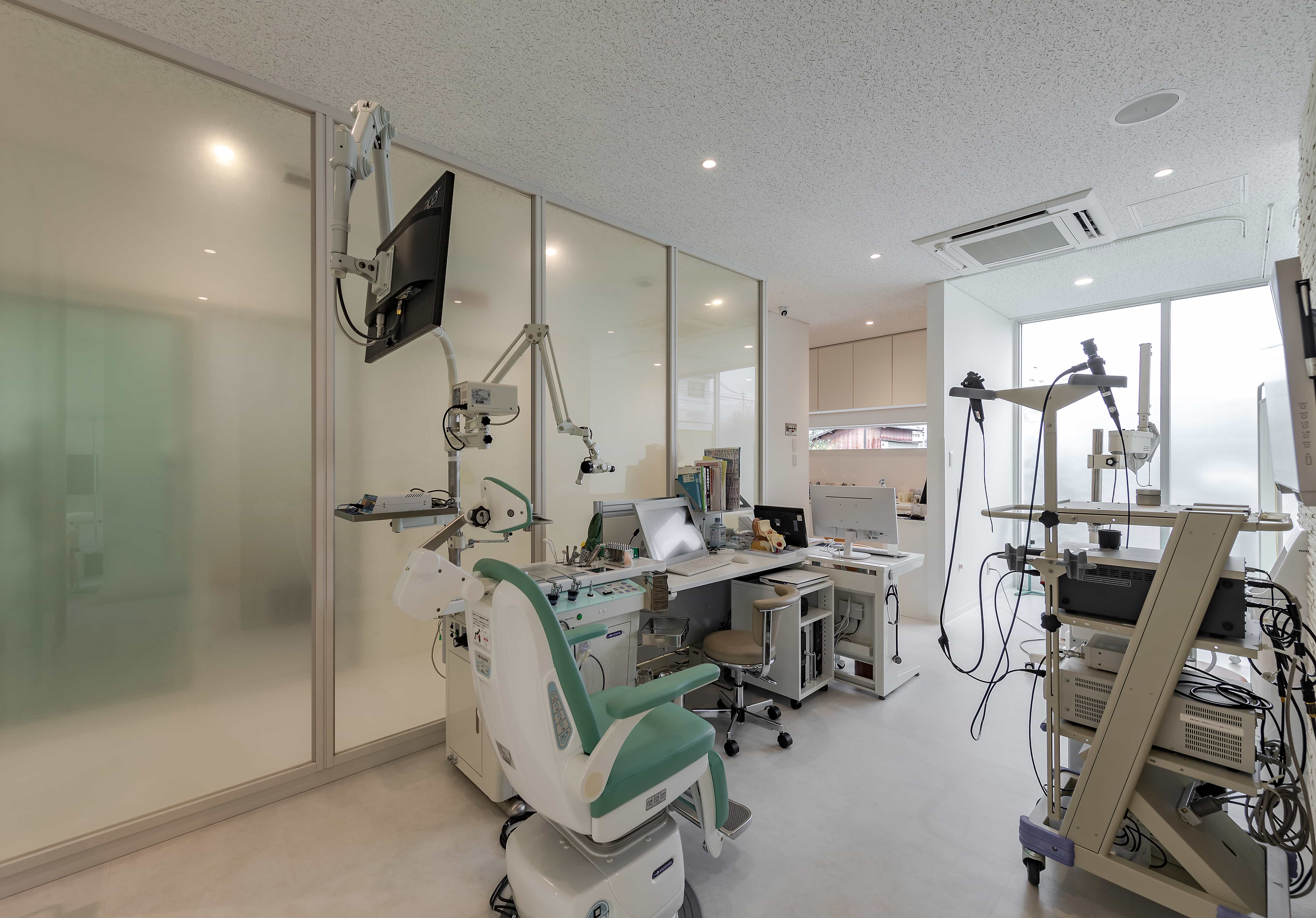 診療スペース - 最新の医療機器を備えた診療スペースです。 | 大渕耳鼻咽喉科クリニック